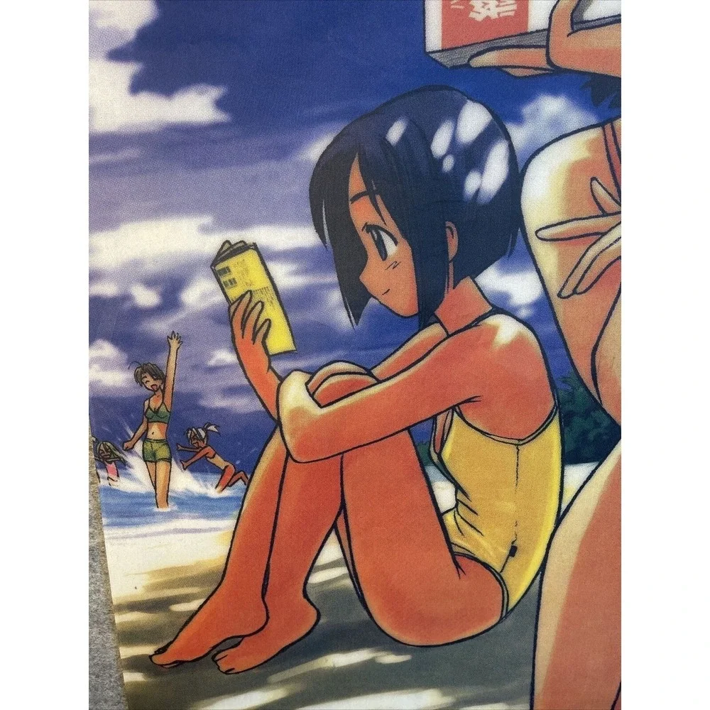 Vintage Love Hina Ken Akamatsu Anime Fabric Wall Scroll 29 3/4